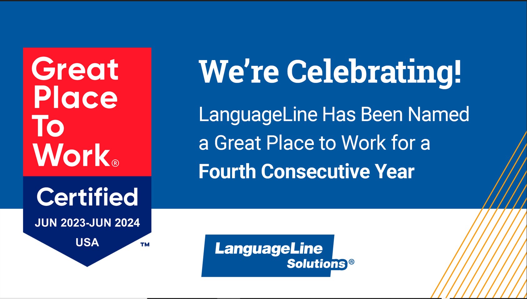 LanguageLine Great Place to Work Scott Brown Carmel